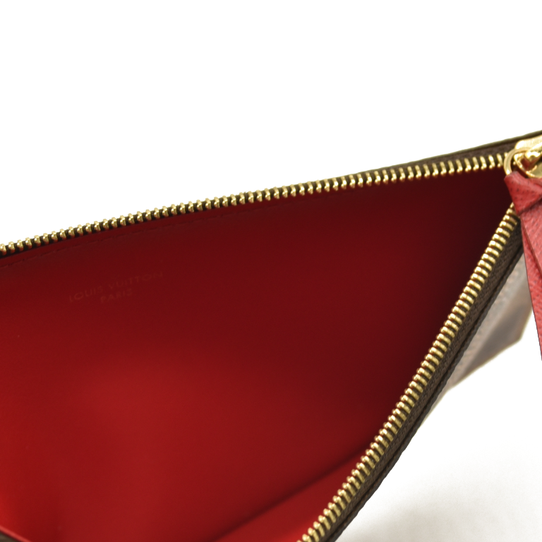 Louis Vuitton  Damier Ebene Pochette Felicie Chain Wallet MI0169