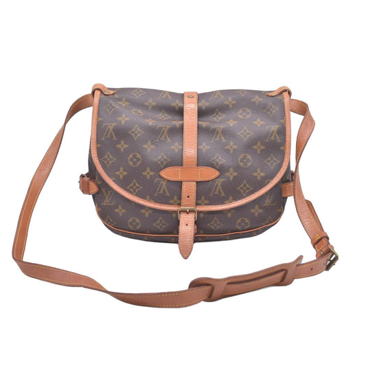 $1260 Louis Vuitton Monogram Saumur 30 CONSIGNMENT 1990s