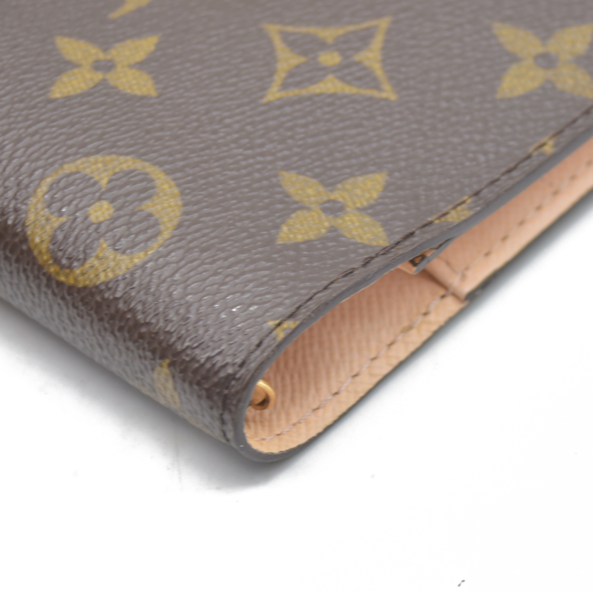 $505 Louis Vuitton Monogram Koala Small Ring Agenda Cover Rose Ballerine CA0075 2005 CONSIGNMENT