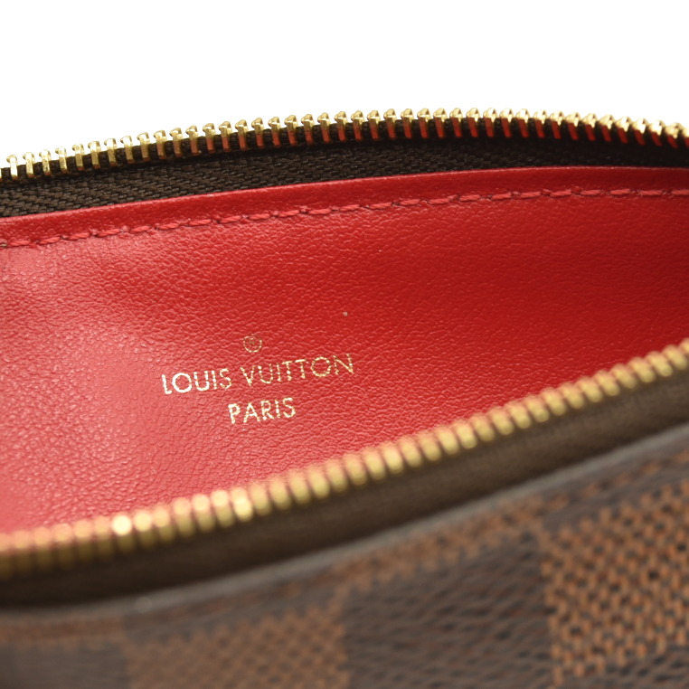 Louis Vuitton  Damier Ebene Pochette Felicie Chain Wallet MI0169