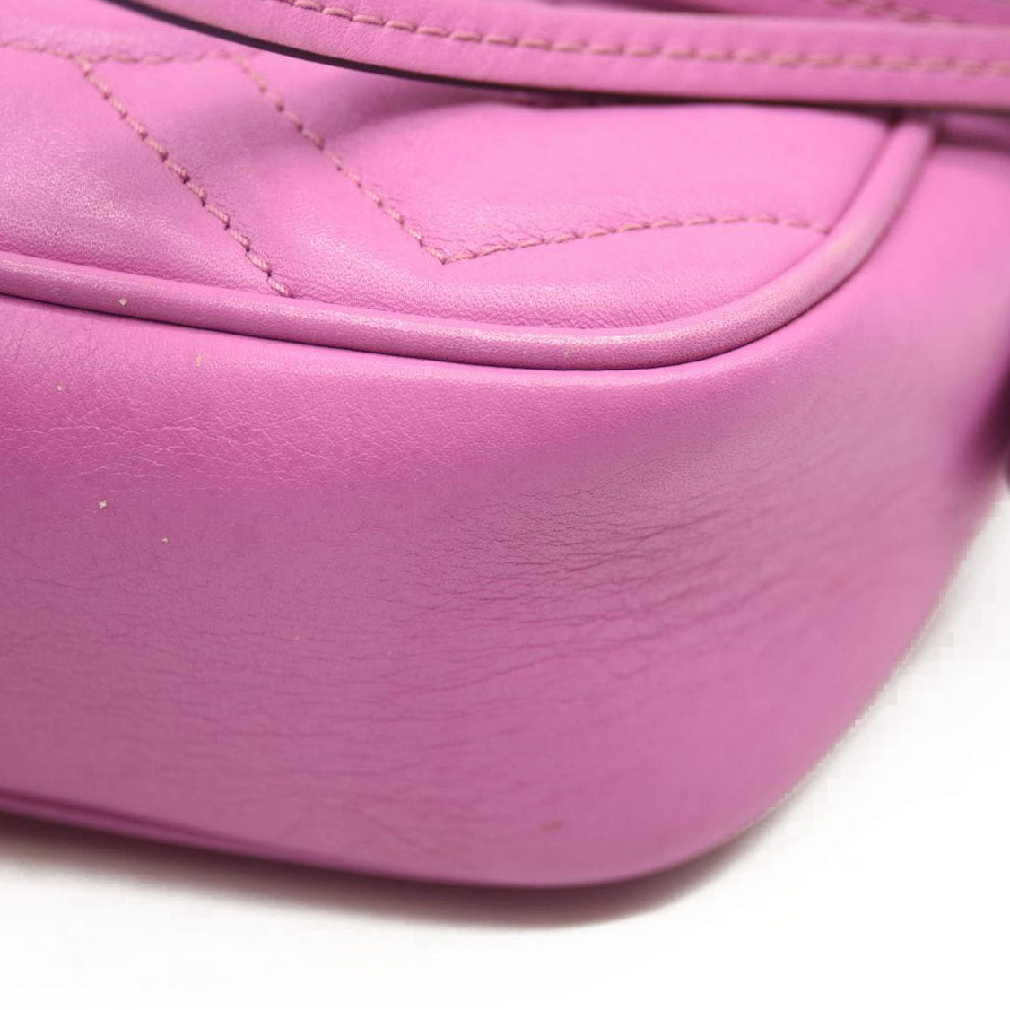 GUCCI GG MARMONT MINI CAMERA SHOULDER BAG PINK