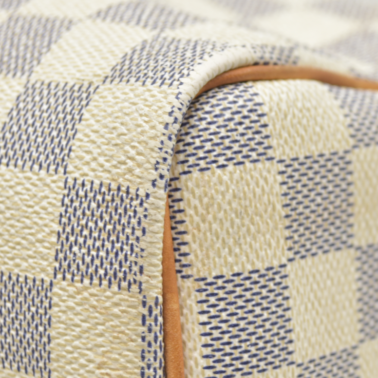 Louis Vuitton  Damier Azur Speedy 25 DU4049 AUCTION $1550