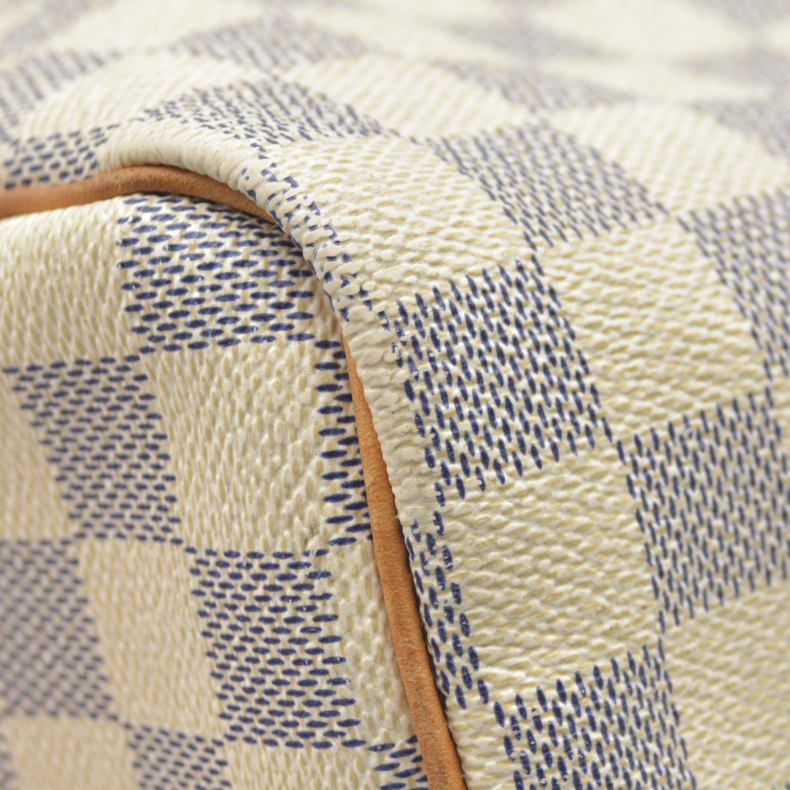 Louis Vuitton  Damier Azur Speedy 25 DU4049 AUCTION $1550