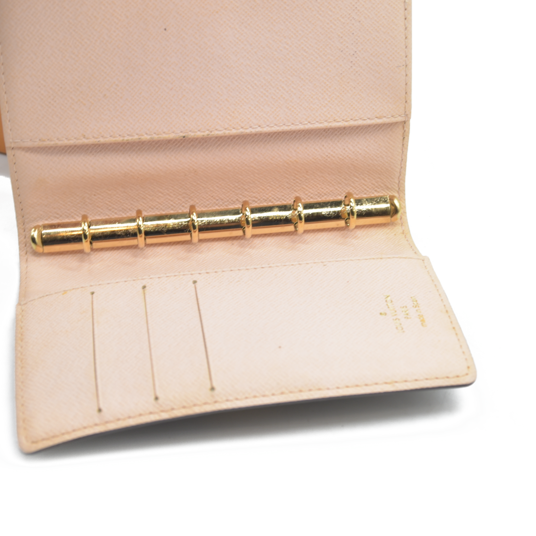 $505 Louis Vuitton Monogram Koala Small Ring Agenda Cover Rose Ballerine CA0075 2005 CONSIGNMENT