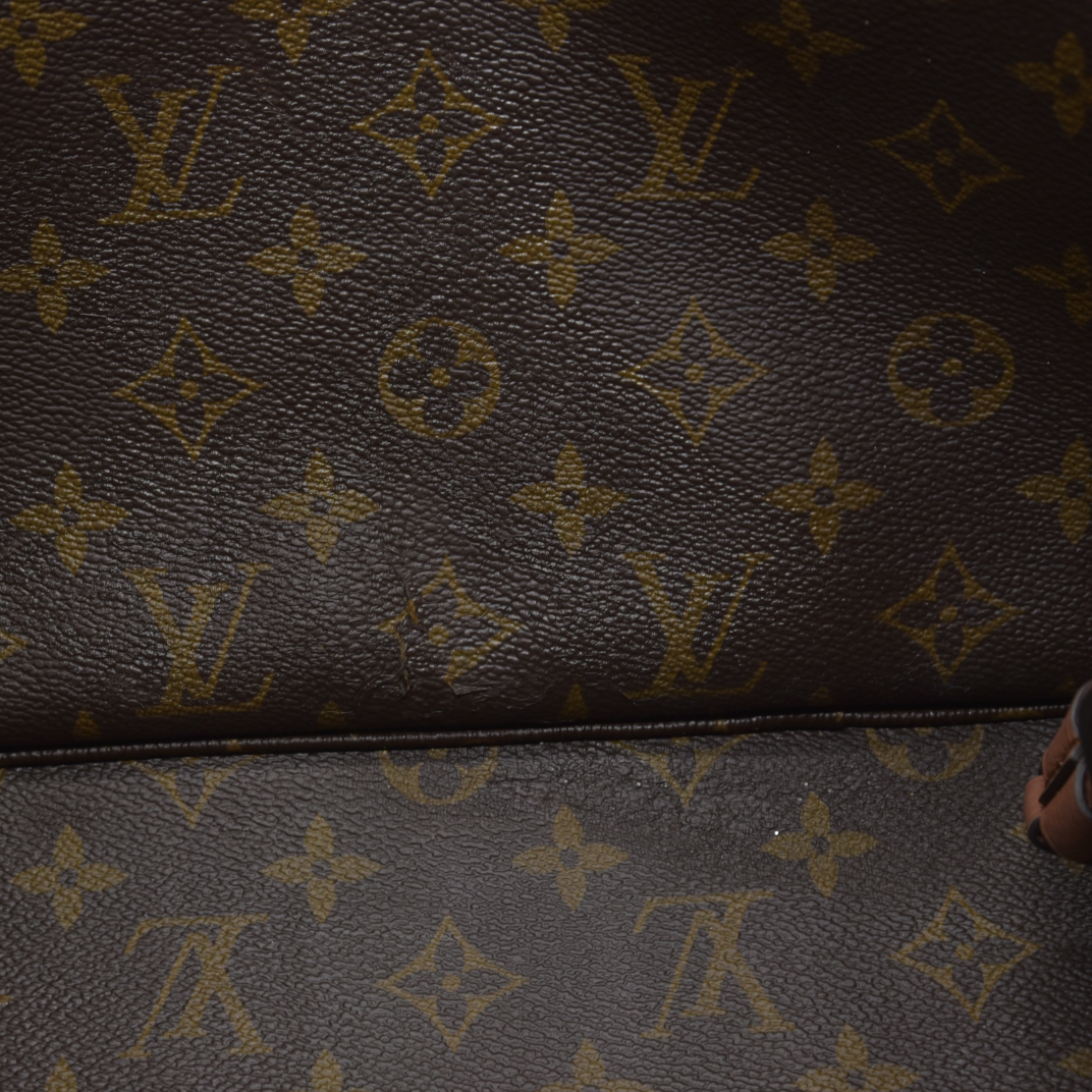 Louis Vuitton LV Monogram Neverfull Inside Out Brown Missing Pouch
