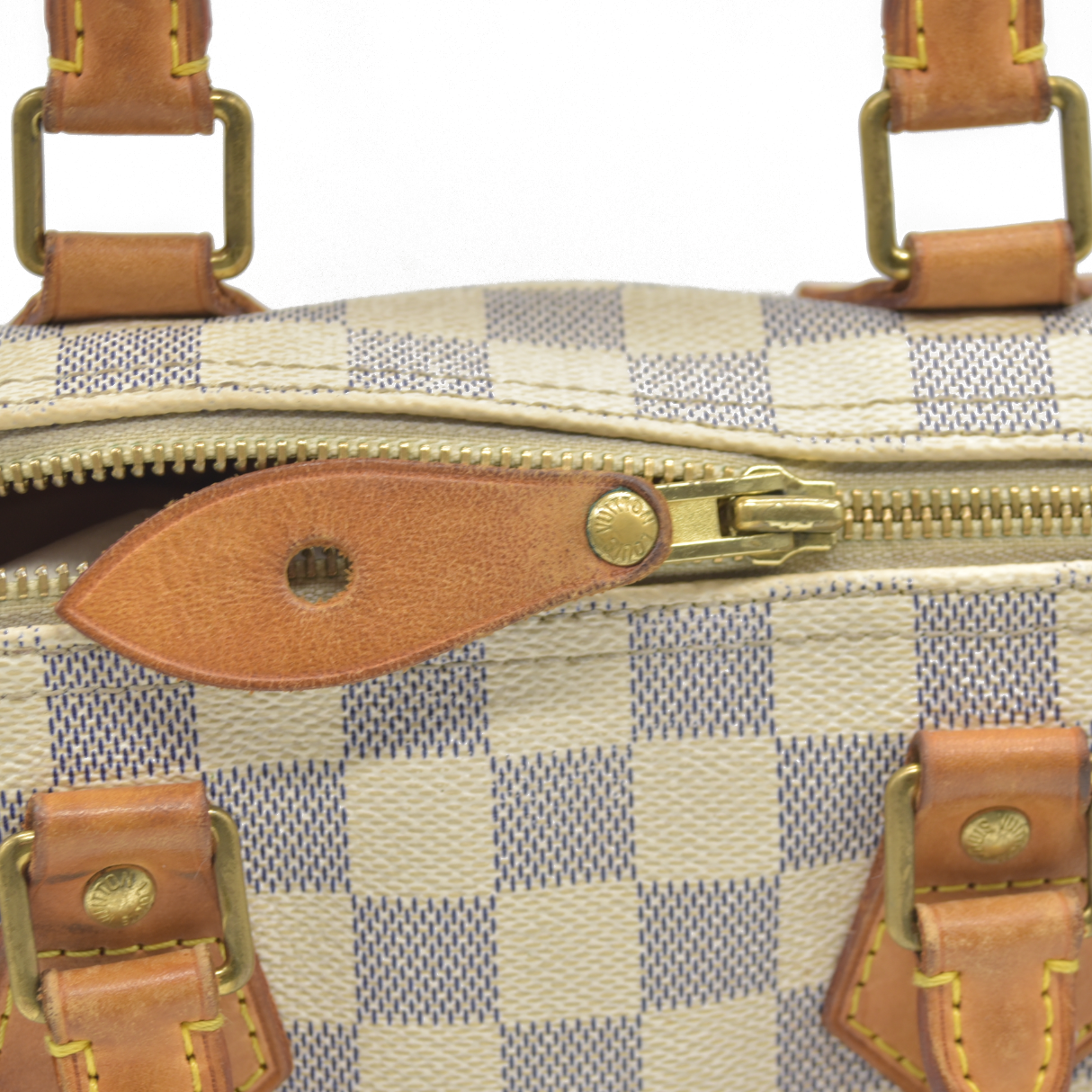 Louis Vuitton  Damier Azur Speedy 25 DU4049 AUCTION $1550