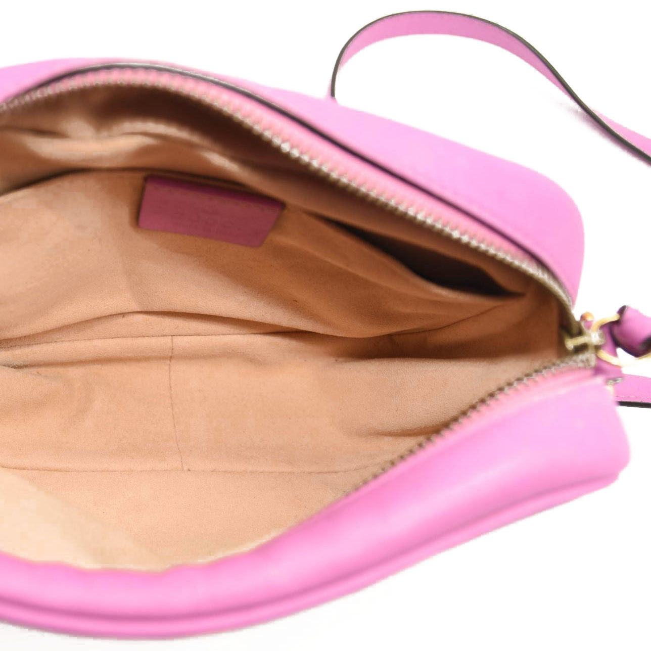 GUCCI GG MARMONT MINI CAMERA SHOULDER BAG PINK