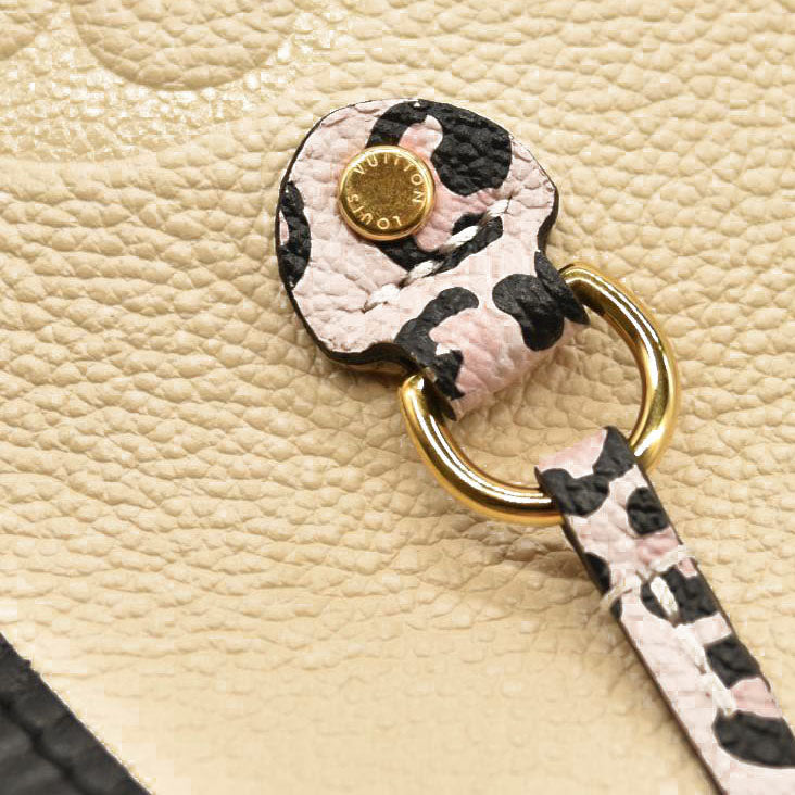 Louis Vuitton  Empreinte Monogram Giant Wild At Heart Neverfull MM Creme
