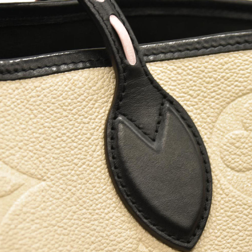 Louis Vuitton  Empreinte Monogram Giant Wild At Heart Neverfull MM Creme