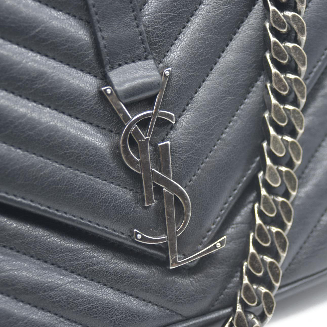 $2650 Saint Laurent Leather College