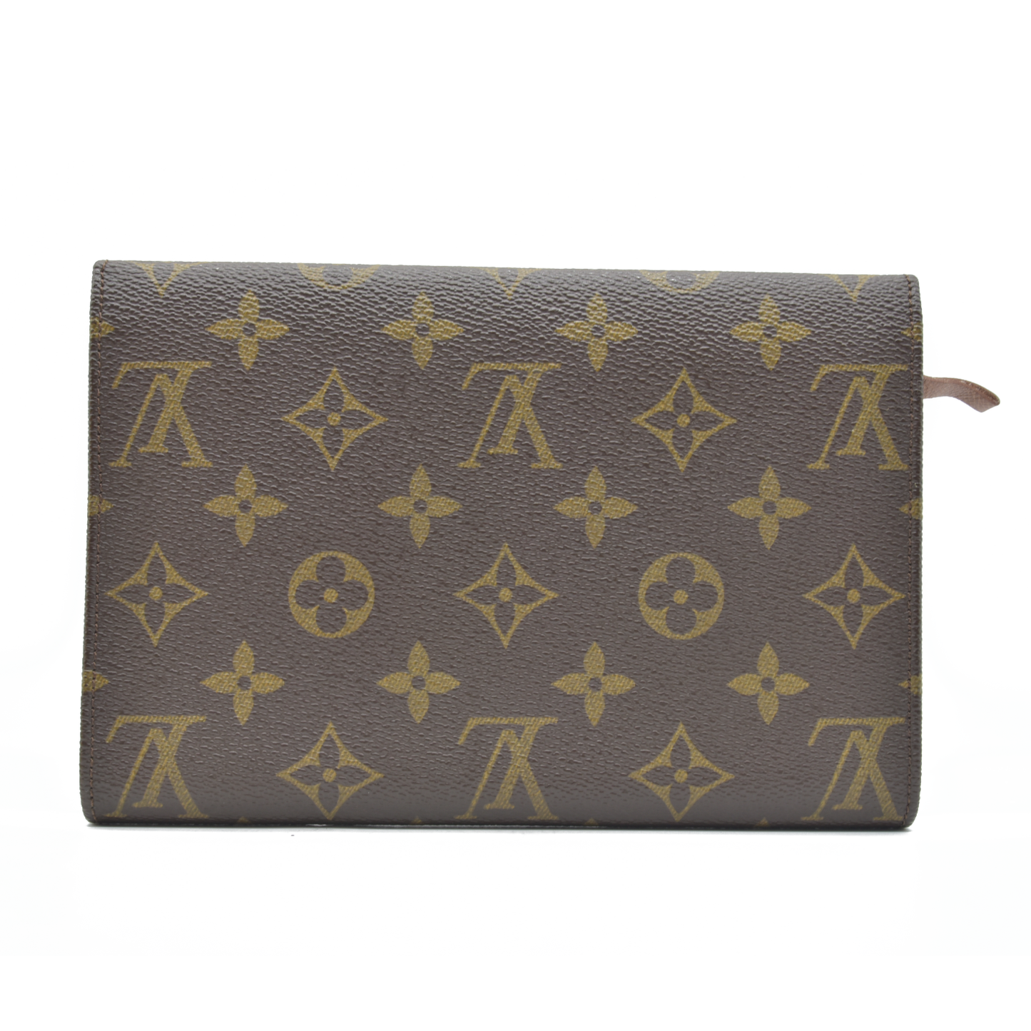 $605 1986 Louis Vuitton Monogram Passport Organizer Clutch CONSIGNMENT 864AN