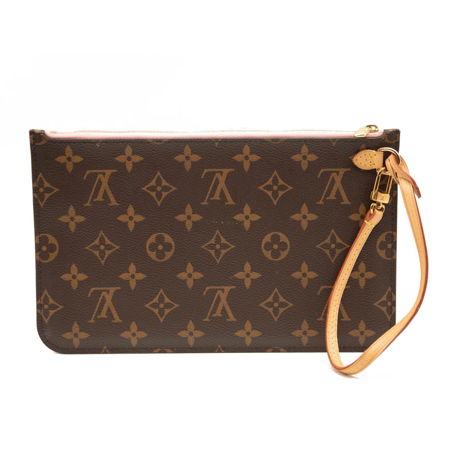 LOUIS VUITTON Monogram Neverfull MM GM Pochette Rose Ballerine