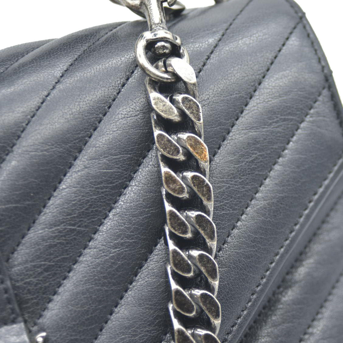 $2650 Saint Laurent Leather College