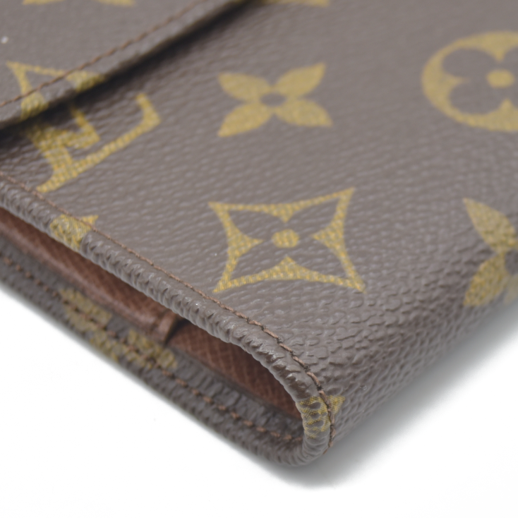 $605 1986 Louis Vuitton Monogram Passport Organizer Clutch CONSIGNMENT 864AN