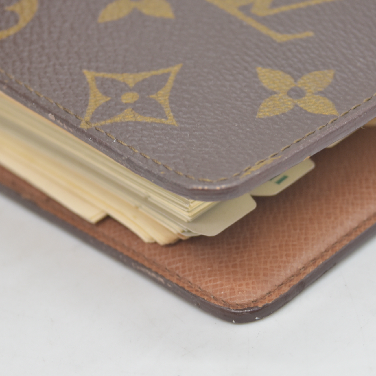 $755 1994 LOUIS VUITTON Monogram Medium Ring Agenda Cover SP0964