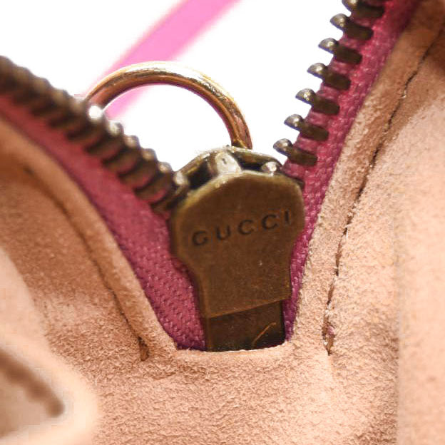 GUCCI GG MARMONT MINI CAMERA SHOULDER BAG PINK