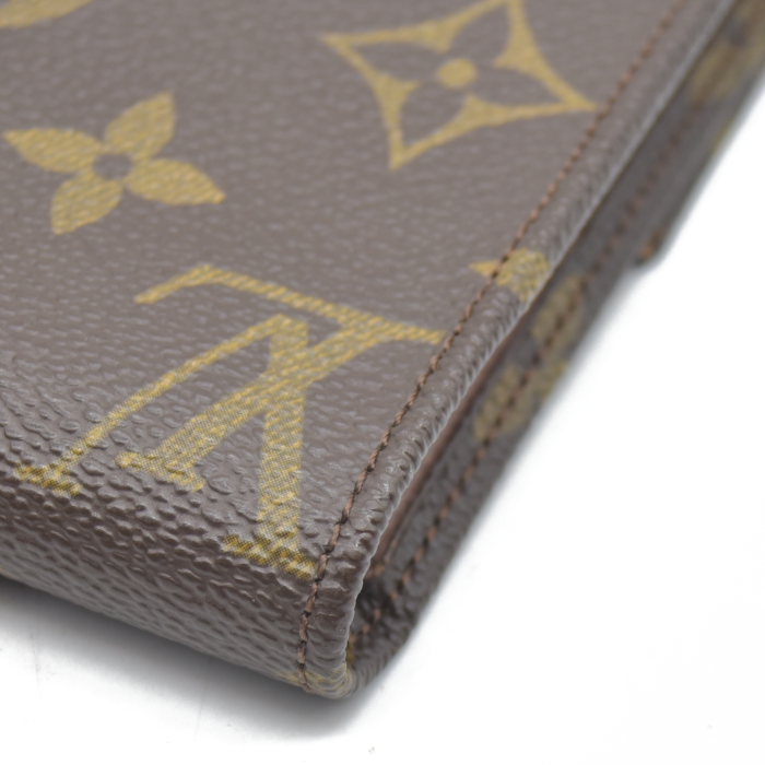 $605 1986 Louis Vuitton Monogram Passport Organizer Clutch CONSIGNMENT 864AN