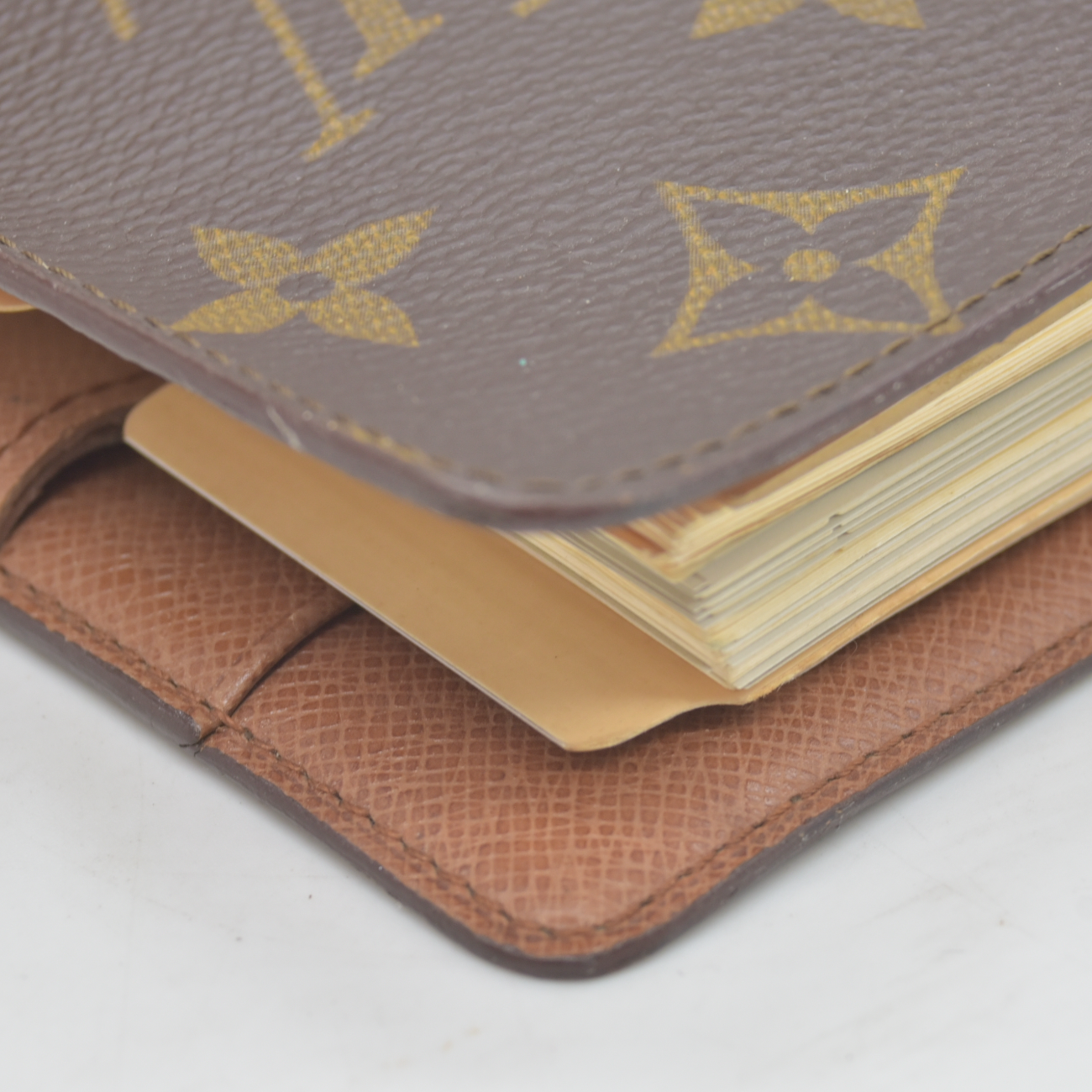 $755 1994 LOUIS VUITTON Monogram Medium Ring Agenda Cover SP0964