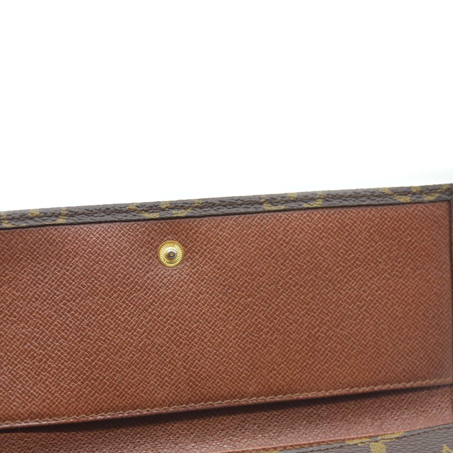 $605 1986 Louis Vuitton Monogram Passport Organizer Clutch CONSIGNMENT 864AN