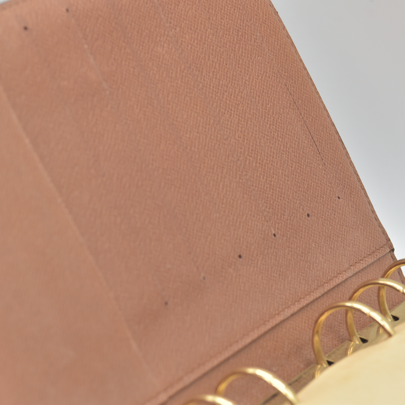 $755 1994 LOUIS VUITTON Monogram Medium Ring Agenda Cover SP0964