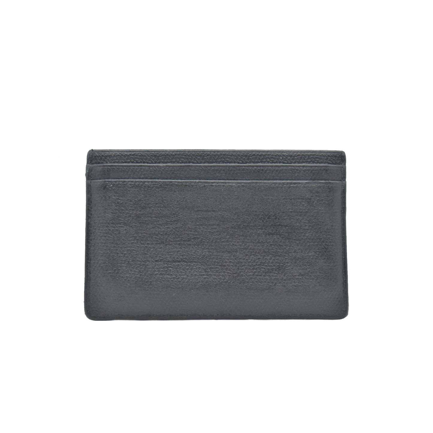 $575 Chanel Smooth Leather CC Card Holder Black CONSIGNMENT