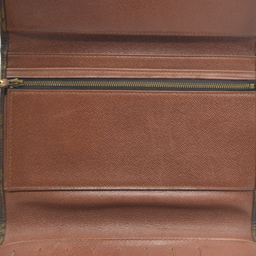 $605 1986 Louis Vuitton Monogram Passport Organizer Clutch CONSIGNMENT 864AN