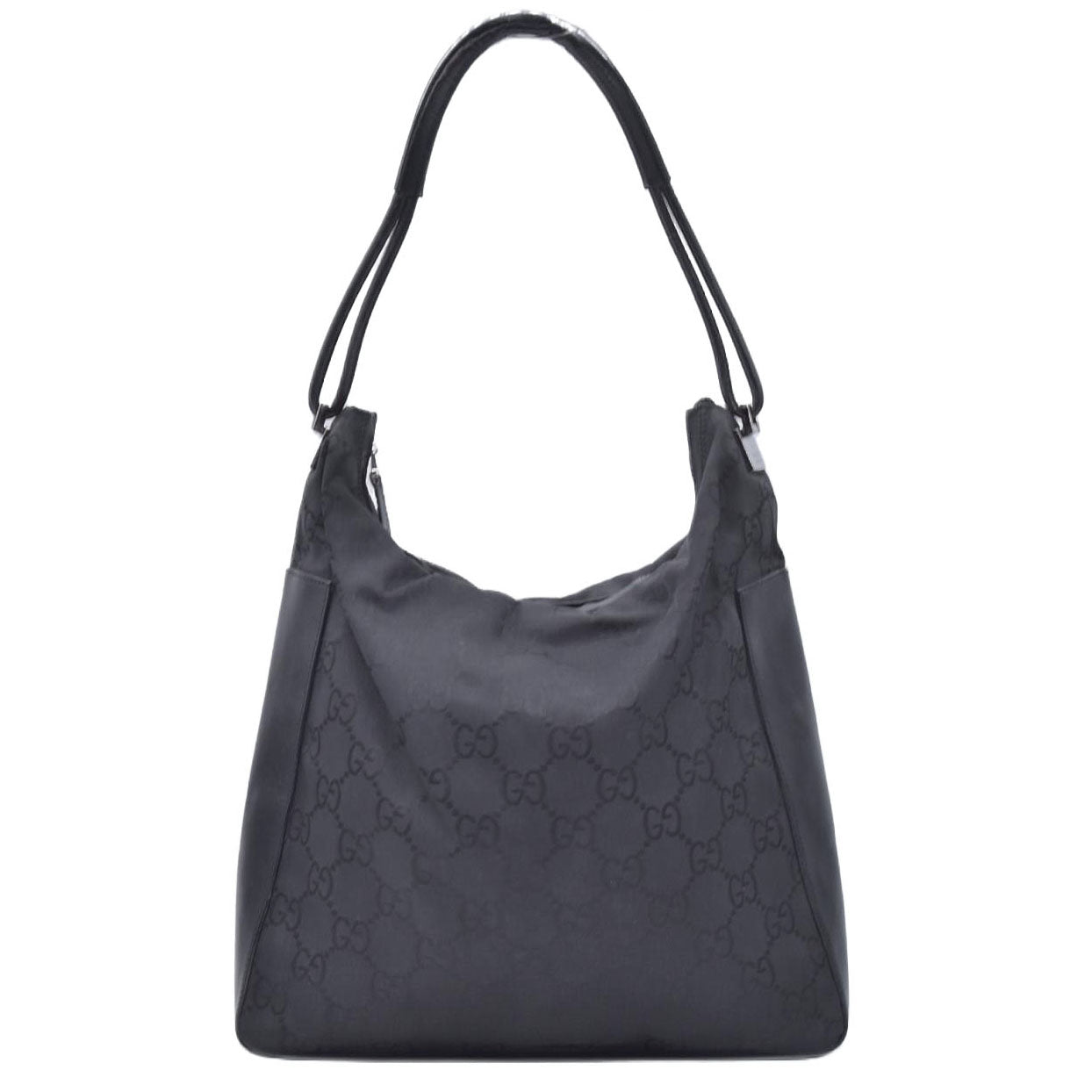 Gucci  Canvas Zip Shoulder Hobo CONSIGNMENT