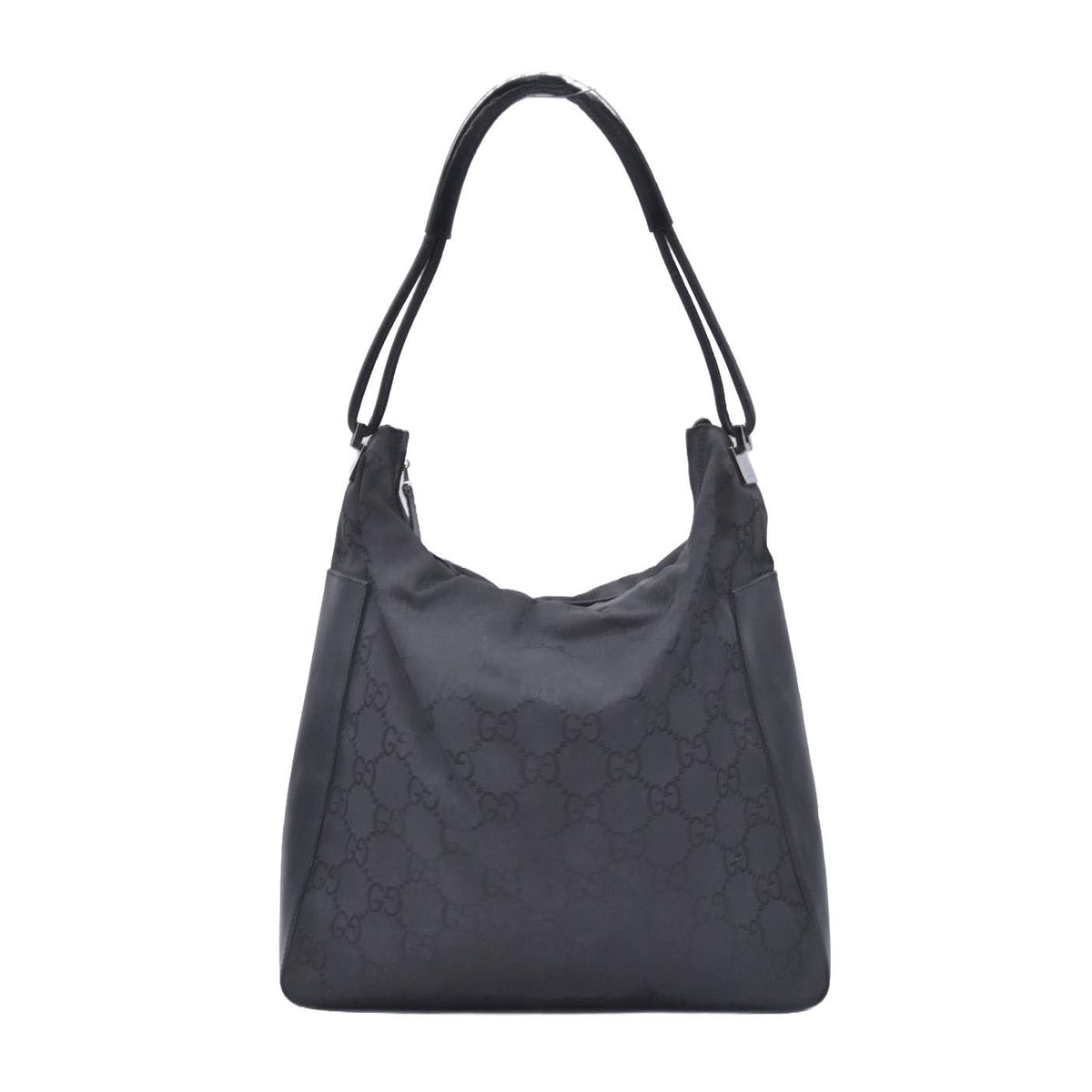 Gucci  Canvas Zip Shoulder Hobo CONSIGNMENT