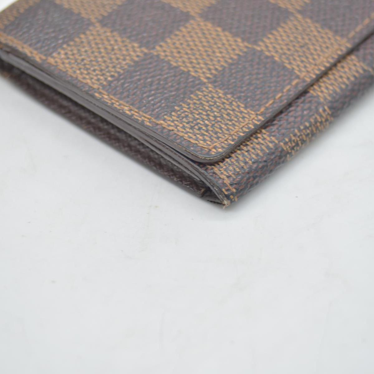 $315 LOUIS VUITTON Damier Ebene Envelope Business Card Holder CONSIGNMENT