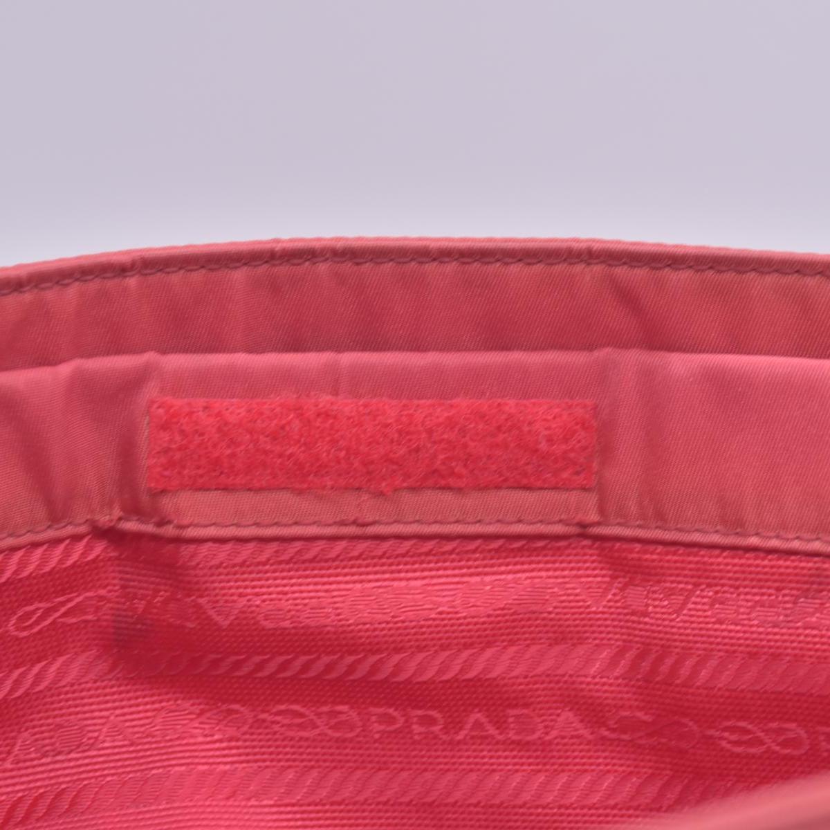 Prada  Tessuto Nylon Shoulder Bag Pink CONSIGNMENT