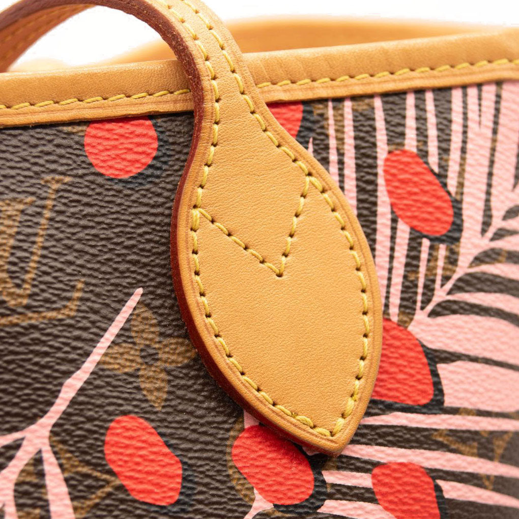 LOUIS VUITTON Monogram Jungle Dots Neo Neverfull MM Sugar Pink Poppy AR0186