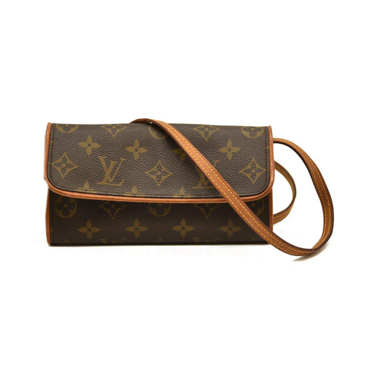 LOUIS VUITTON Monogram Pochette Twin PM