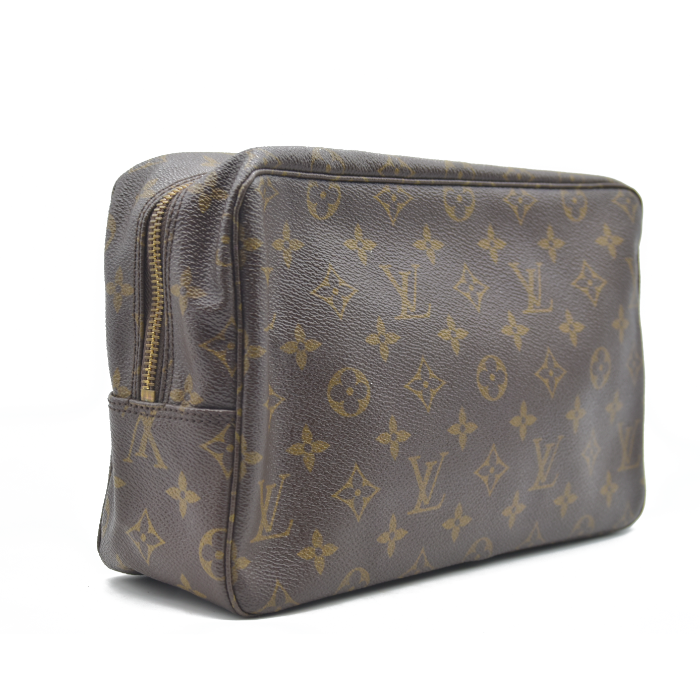 $660 CONSIGNMENT Louis Vuitton Monogram Trousse Toilette 28 MM  874TH 1987