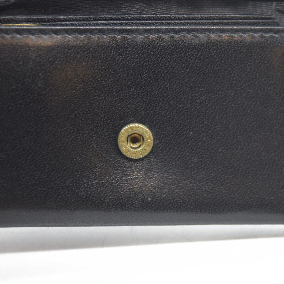 Auction $400 Yves Saint Laurent YSL Logo Leather 6 Ring Key Case Black