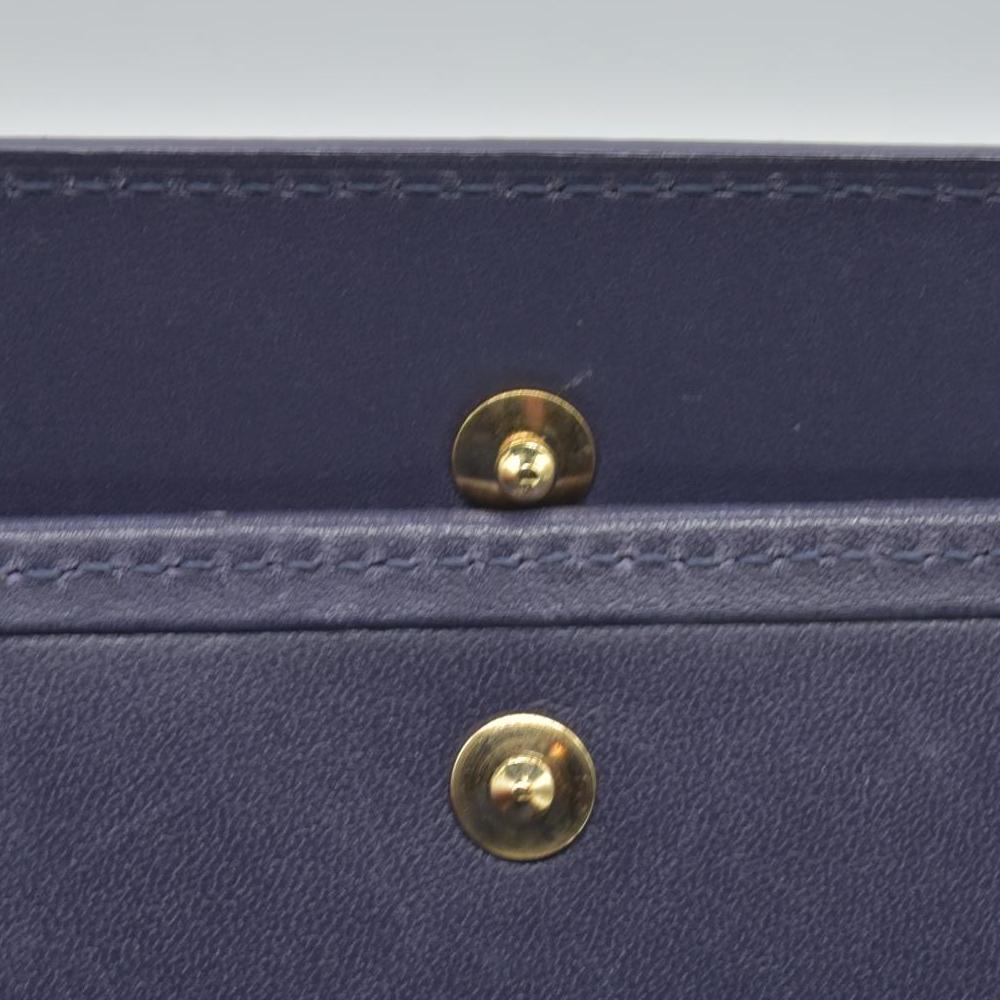 $880 2004 Louis Vuitton Vernis Sarah Wallet Purple Grey CONSIGNMENT TH1024