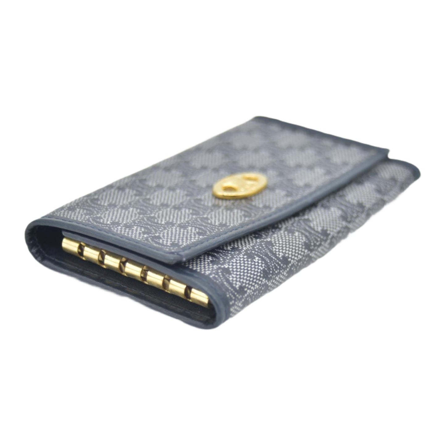 $590 CELINE Monogram Denim Wallet CONSIGNMENT