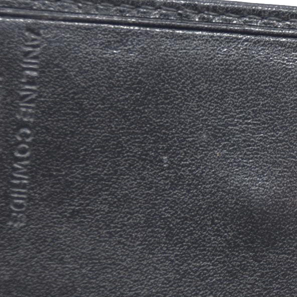 Auction $400 Yves Saint Laurent YSL Logo Leather 6 Ring Key Case Black