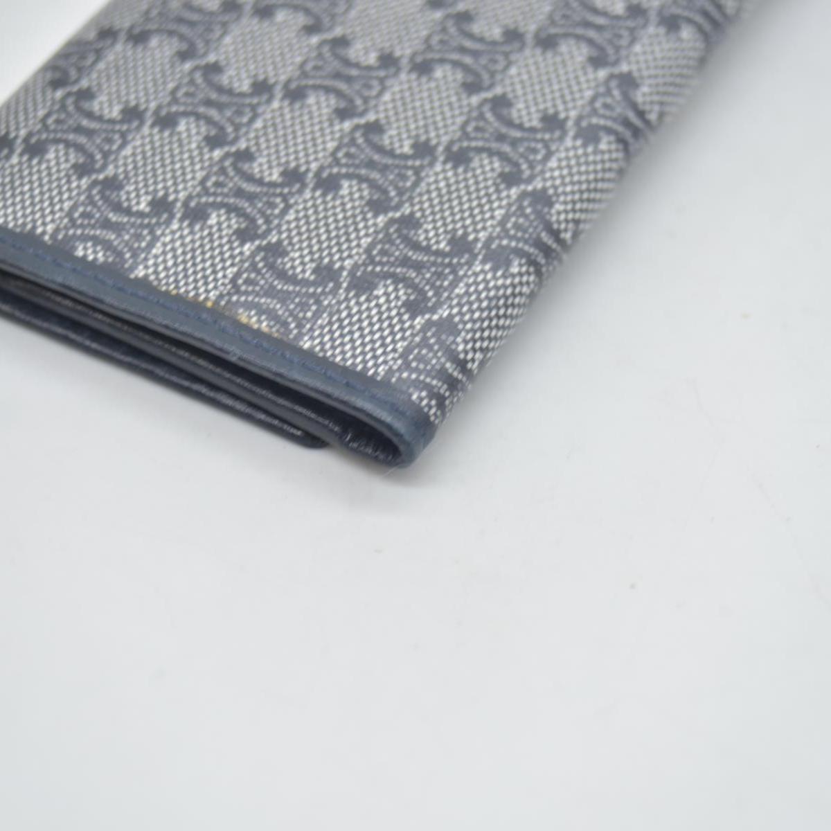 $590 CELINE Monogram Denim Wallet CONSIGNMENT