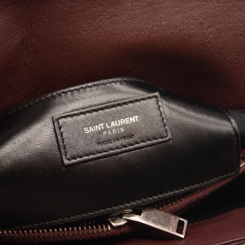 Saint Laurent Matelasse Chevron Monogram Medium College Bag Rouge Legion