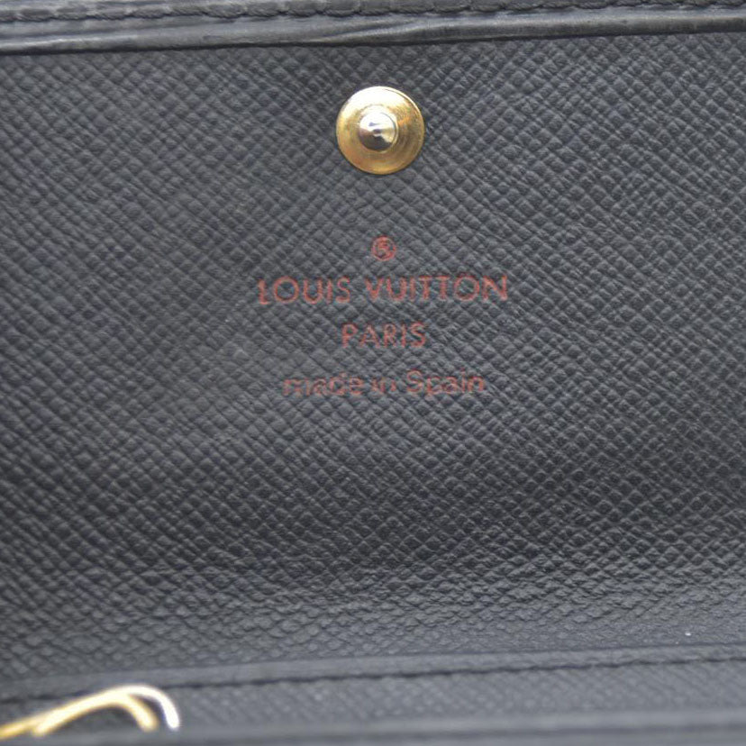 Louis Vuitton Epi Multicles Leather 6 Ring Key Case Black CA0072