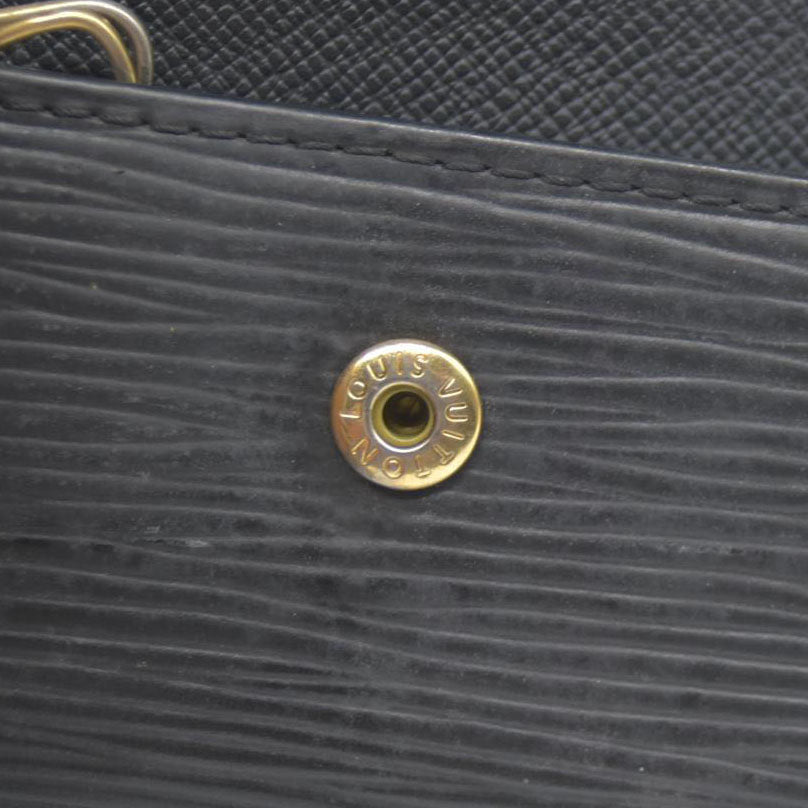 Louis Vuitton Epi Multicles Leather 6 Ring Key Case Black CA0072