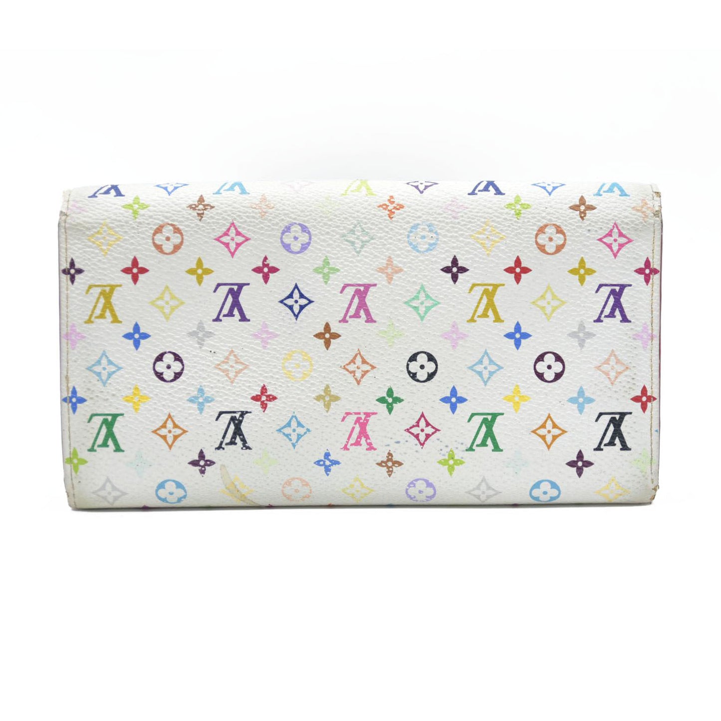 Louis Vuitton Monogram Multicolor Portefeiulle Sarah Long Bifold Wallet  TH0028
