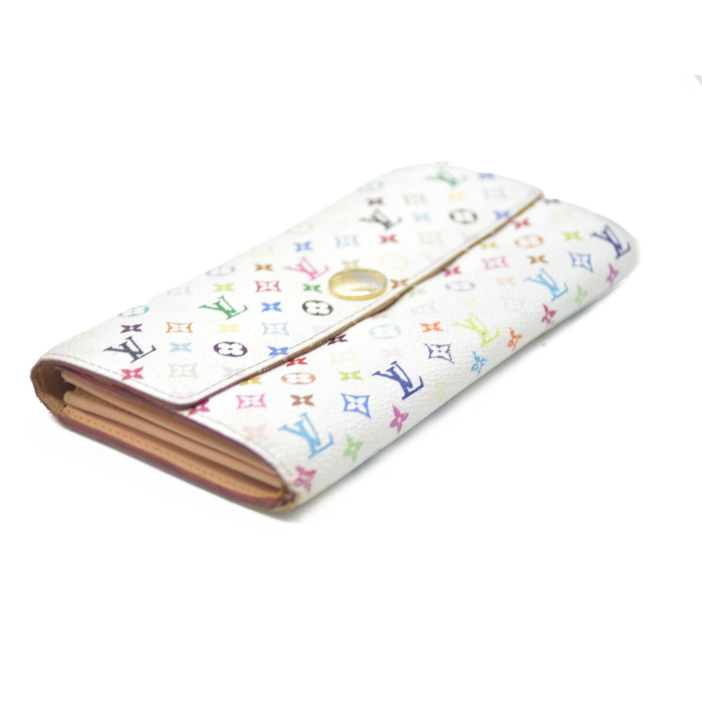 Louis Vuitton Monogram Multicolor Portefeiulle Sarah Long Bifold Wallet  TH0028