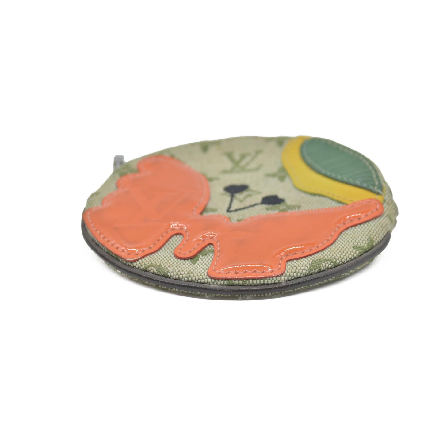 $390 2002 Louis Vuitton  LV Monogram Round Coin Purse CONSIGNMENT