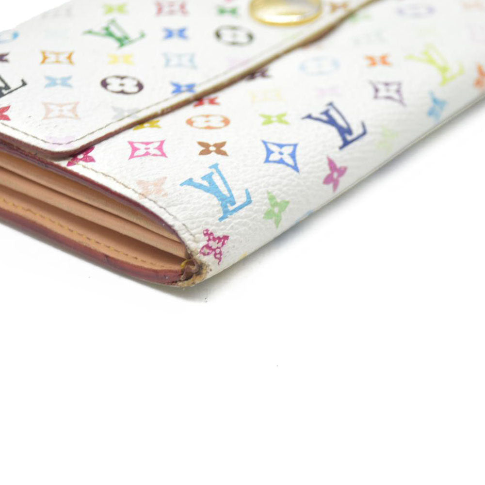 Louis Vuitton Monogram Multicolor Portefeiulle Sarah Long Bifold Wallet  TH0028