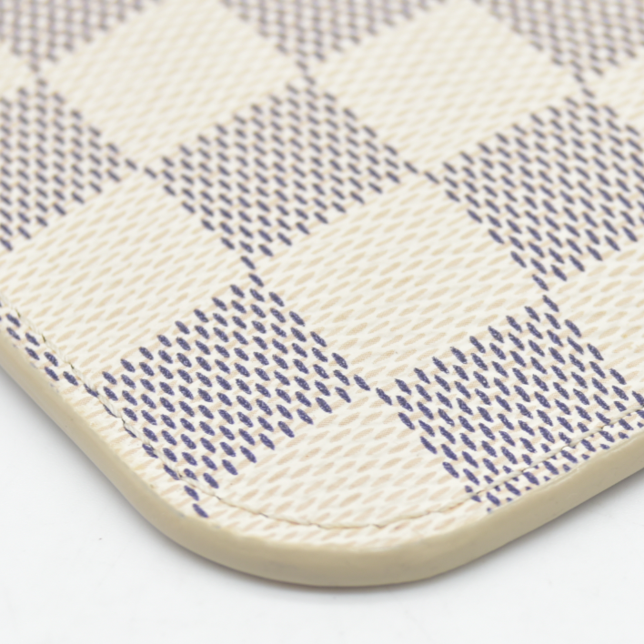 AUCTION $800 Louis Vuitton  Damier Azur Neverfull MM GM Pochette Rose Ballerine
