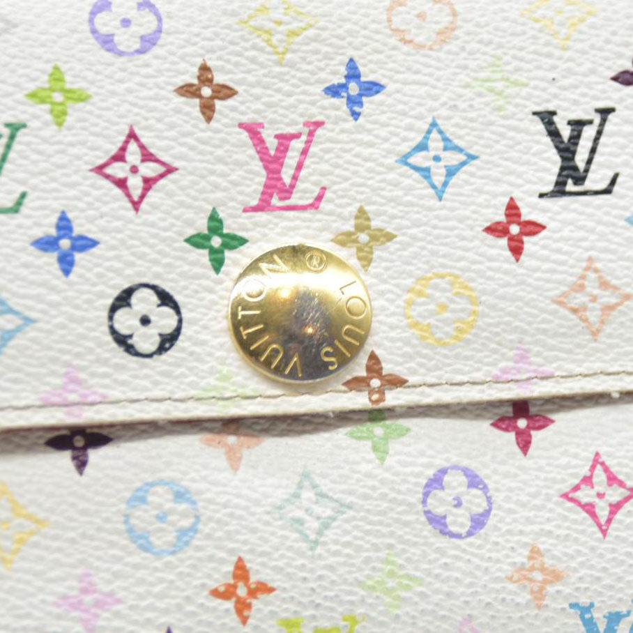 Louis Vuitton Monogram Multicolor Portefeiulle Sarah Long Bifold Wallet  TH0028