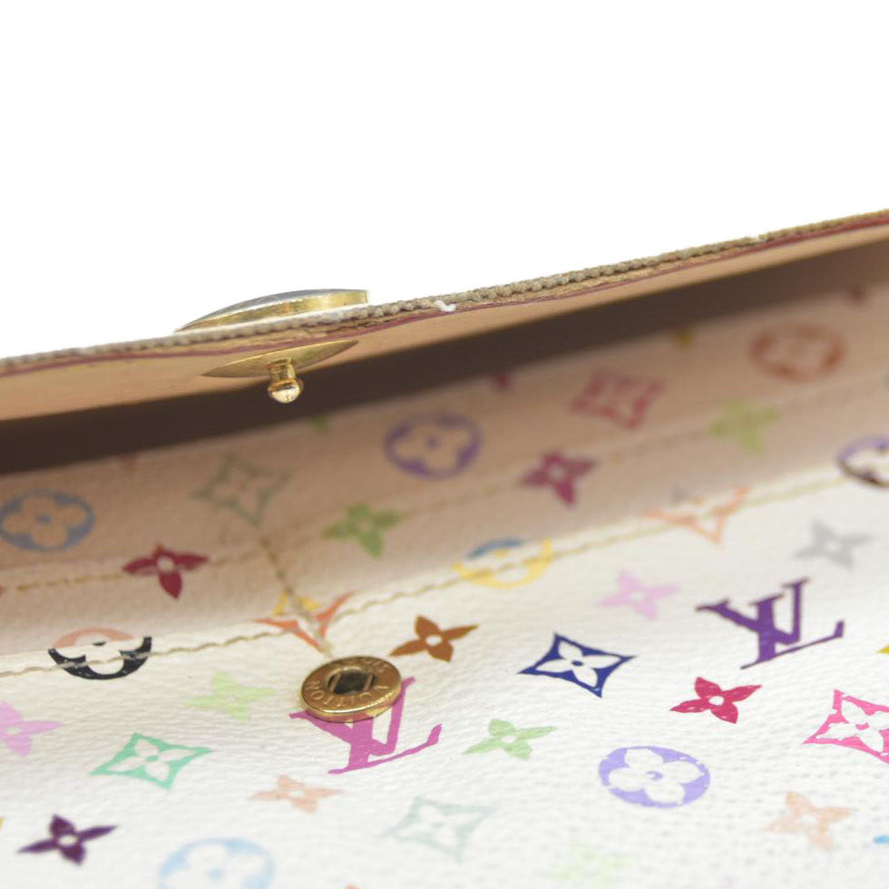 Louis Vuitton Monogram Multicolor Portefeiulle Sarah Long Bifold Wallet  TH0028