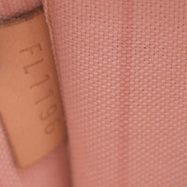 AUCTION $800 Louis Vuitton  Damier Azur Neverfull MM GM Pochette Rose Ballerine