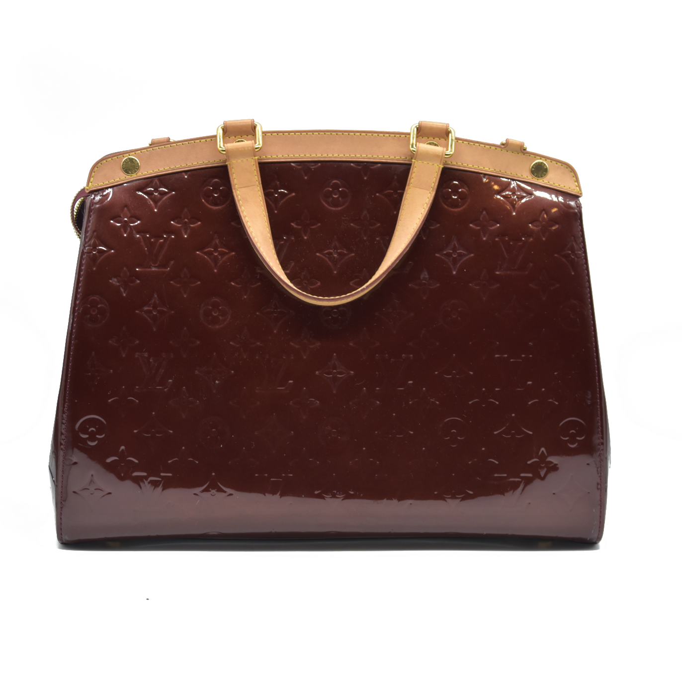 $2730 LOUIS VUITTON Vernis Brea GM Rouge Fauviste SR3101 2011 CONSIGNMENT